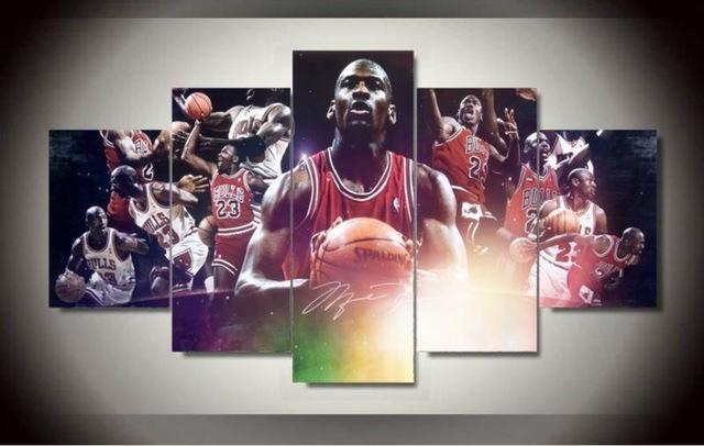 Michael Jordan “Greatest Of All Time” – Sport Canvas Wall Art