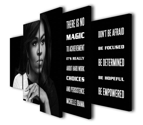 Michelle Obama – Famous Person Canvas Wall Art