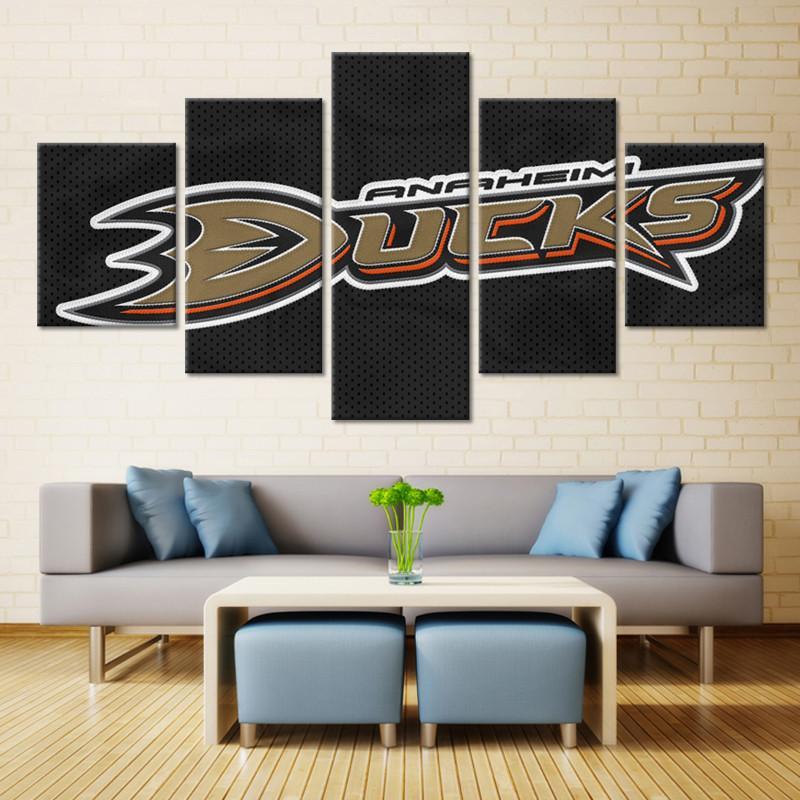 Mighty Ducks NHL Logo – Sport Canvas Wall Art