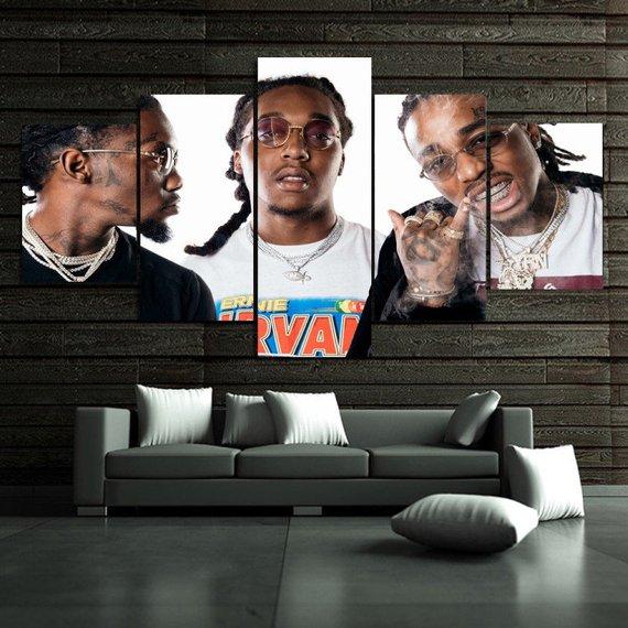 Migos Rap Combination – Music Canvas Wall Art