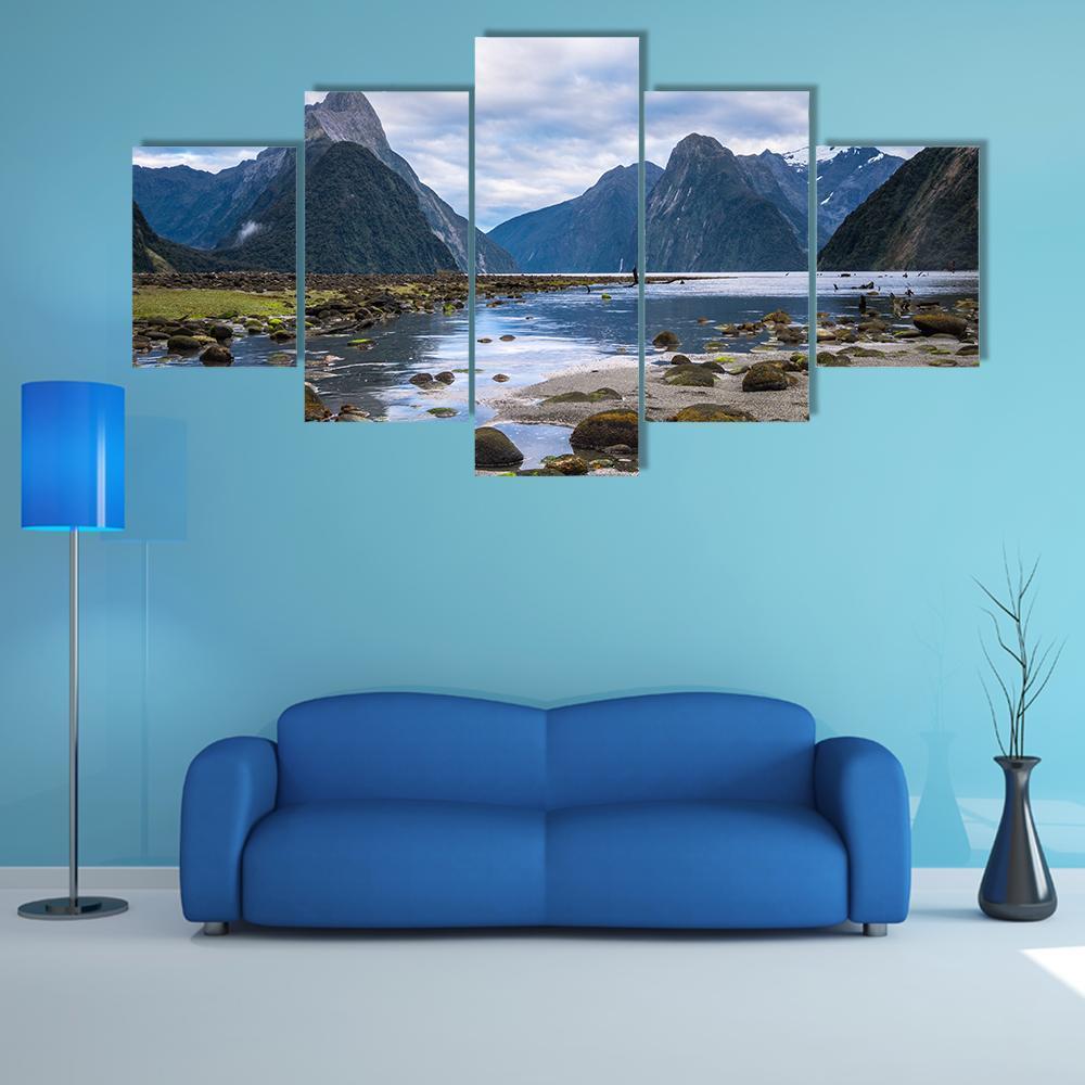 Milford Sound In New Zealand – Nature Canvas Wall Art
