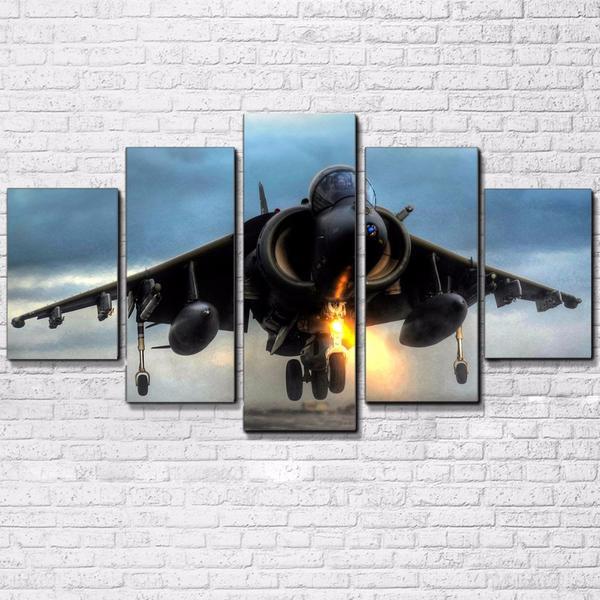 Military Jet Aircraft Airplane – Aircraft Canvas Wall Art