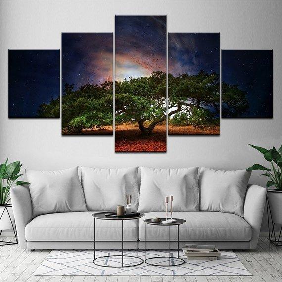 Millennium Tree Home Decor, Galaxy – Nature Canvas Wall Art