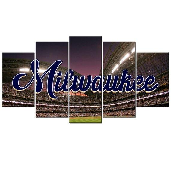 Milwaukee Brewers Large – Sport Canvas Wall Art