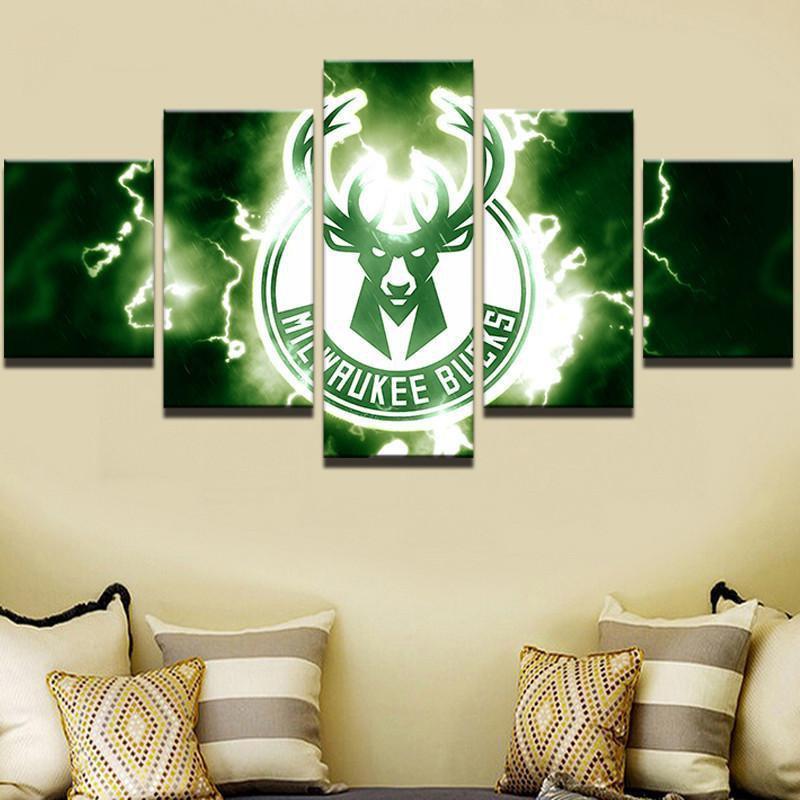Milwaukee Bucks Nba Basketball – Canvas Wall Art