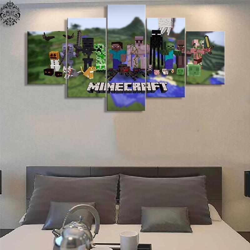 Minecraft Poster Gaming – Canvas Wall Art