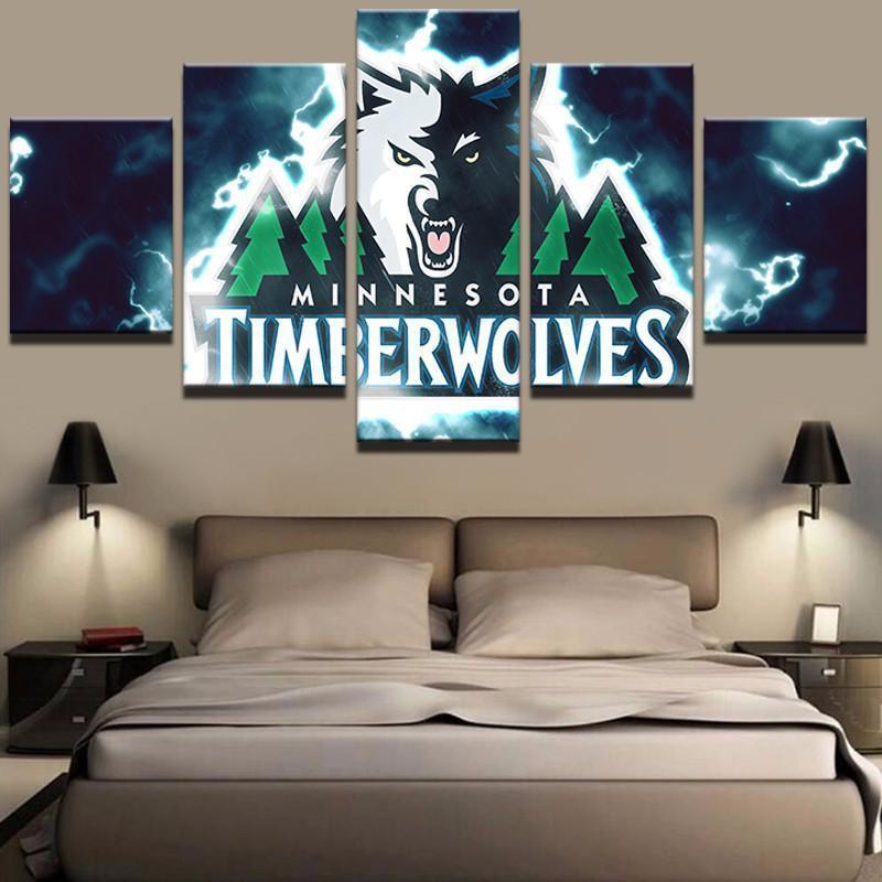 Minnesota Timberwolves Nba Basketball – Canvas Wall Art
