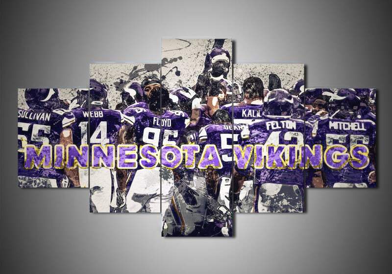 Minnesota Vikings Sport Canvas Wall Art