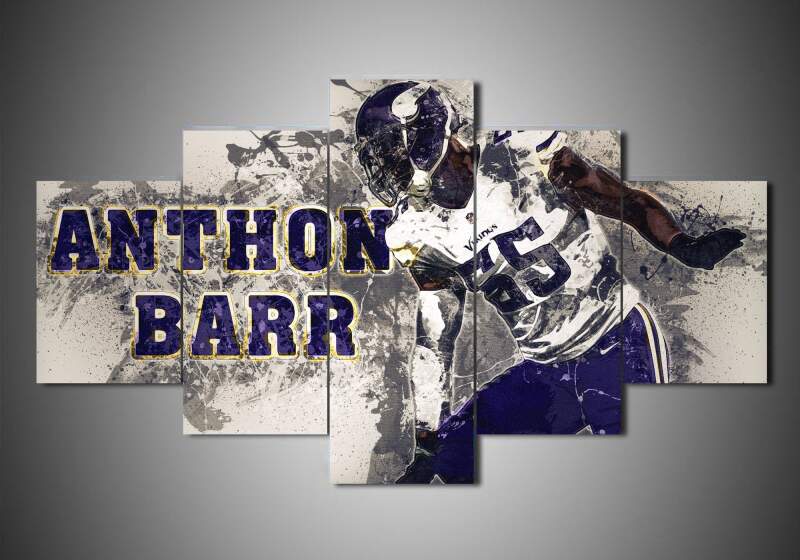 Minnesota Vikings – Anthony Barr – Sport Canvas Wall Art