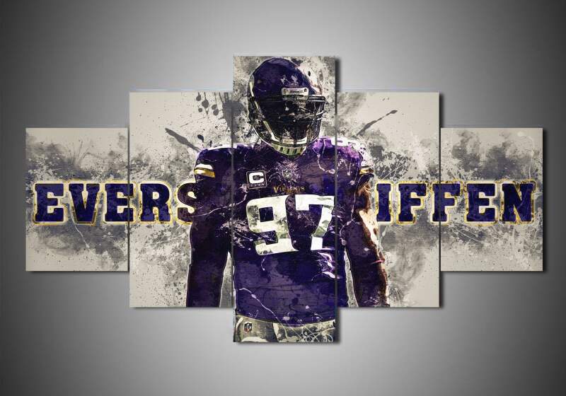 Minnesota Vikings – Everson Griffen – Sport Canvas Wall Art