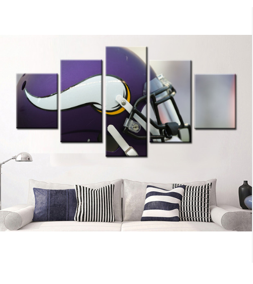Minnesota Vikings Helmet Sport – Canvas Wall Art
