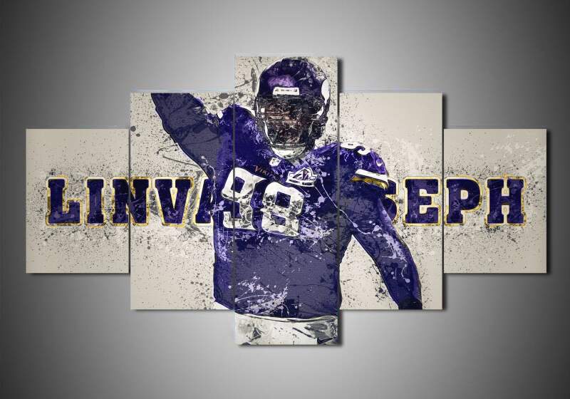 Minnesota Vikings – Linval Joseph – Sport Canvas Wall Art