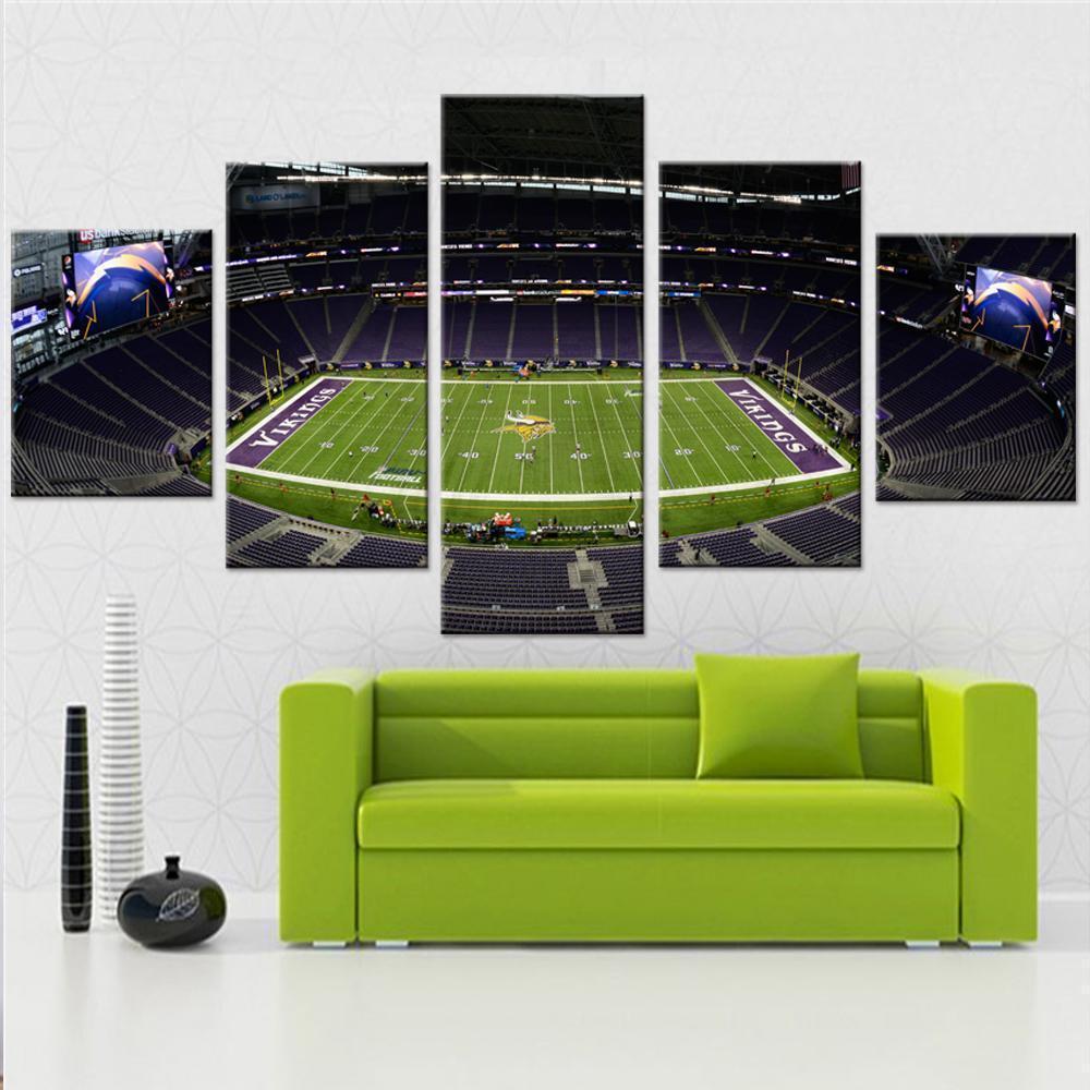 Minnesota Vikings Stadium Sport – Canvas Wall Art