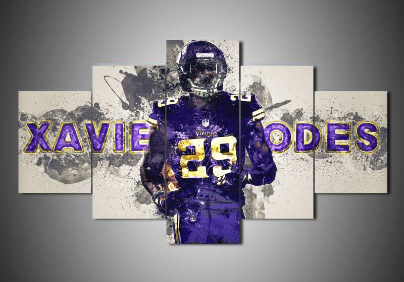 Minnesota Vikings – Xavier Rhodes – Sport Canvas Wall Art
