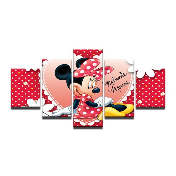 Minnie Mouse Kids – Cartoon Canvas Wall Art