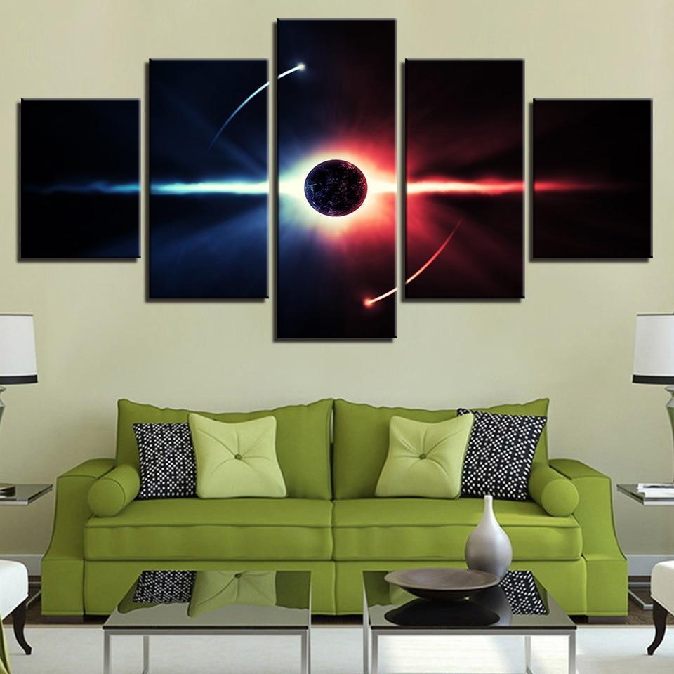 Mirror Space Planet – Space Canvas Wall Art