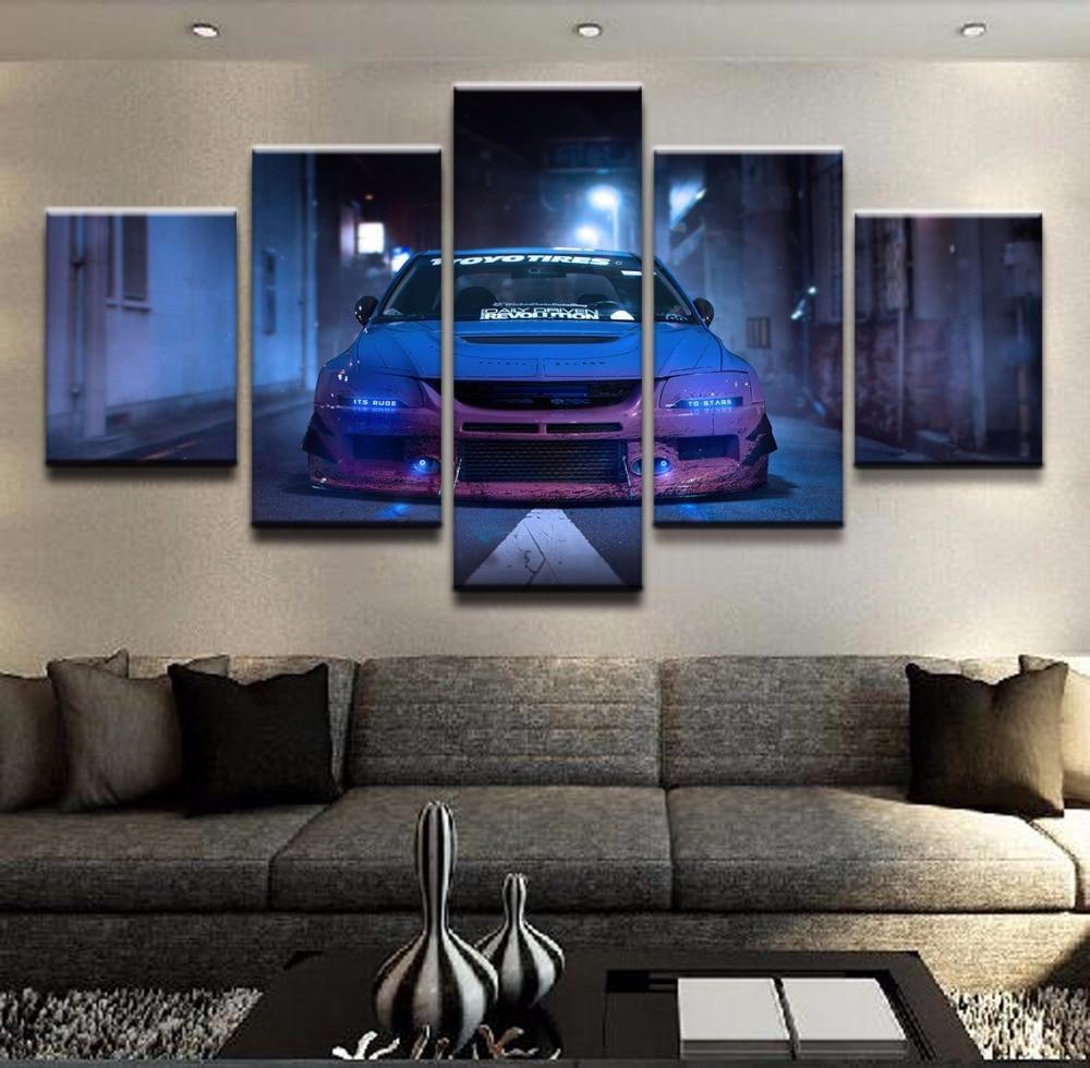 Mitsubishi Lancer Evolution 1 Car – Canvas Wall Art