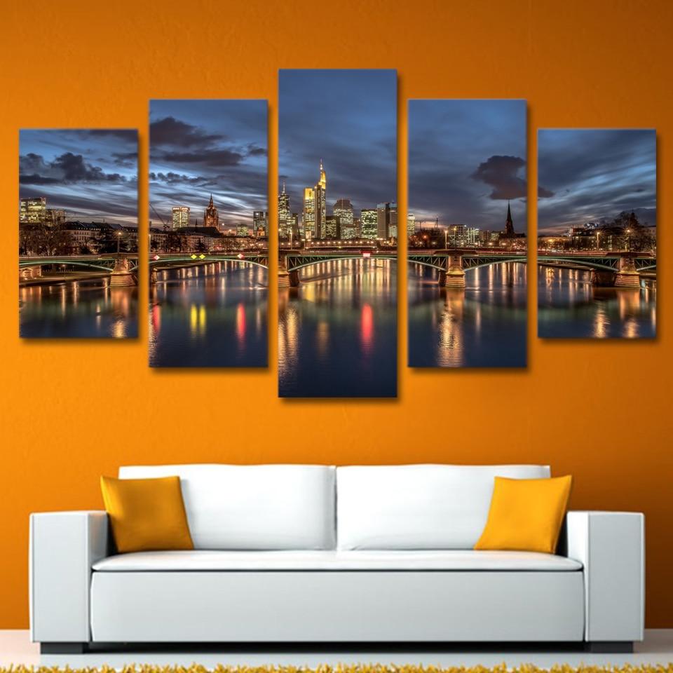 Modern Bridge – Nature Canvas Wall Art