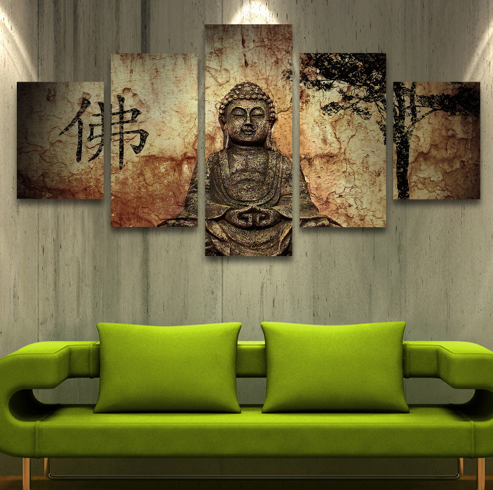 Modern Buddha – Abstract Canvas Wall Art