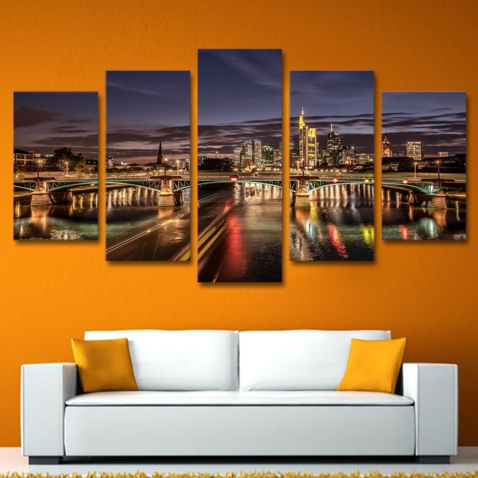 Modern City 01 – Nature Canvas Wall Art