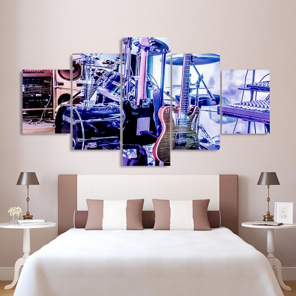 Modern Guitar 01 – Music Canvas Wall Art