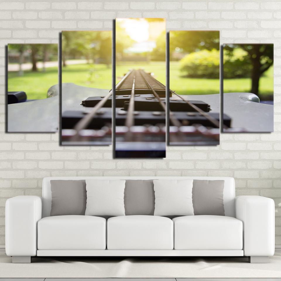 Modern Guitar – Music Canvas Wall Art