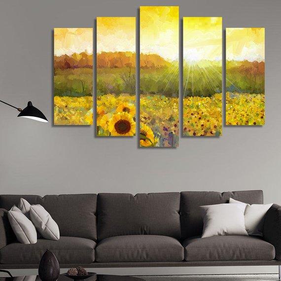 Modern Oil 02 – Nature Canvas Wall Art