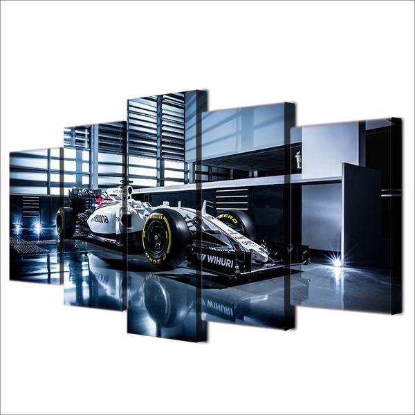 Modern Race Car Indy F1 Car – Automative Canvas Wall Art