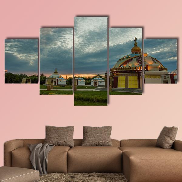 Mongolia Camp – Nature Canvas Wall Art