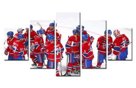 Montreal Canadians Professional Ice Hockey Team Members – Sport Canvas Wall Art