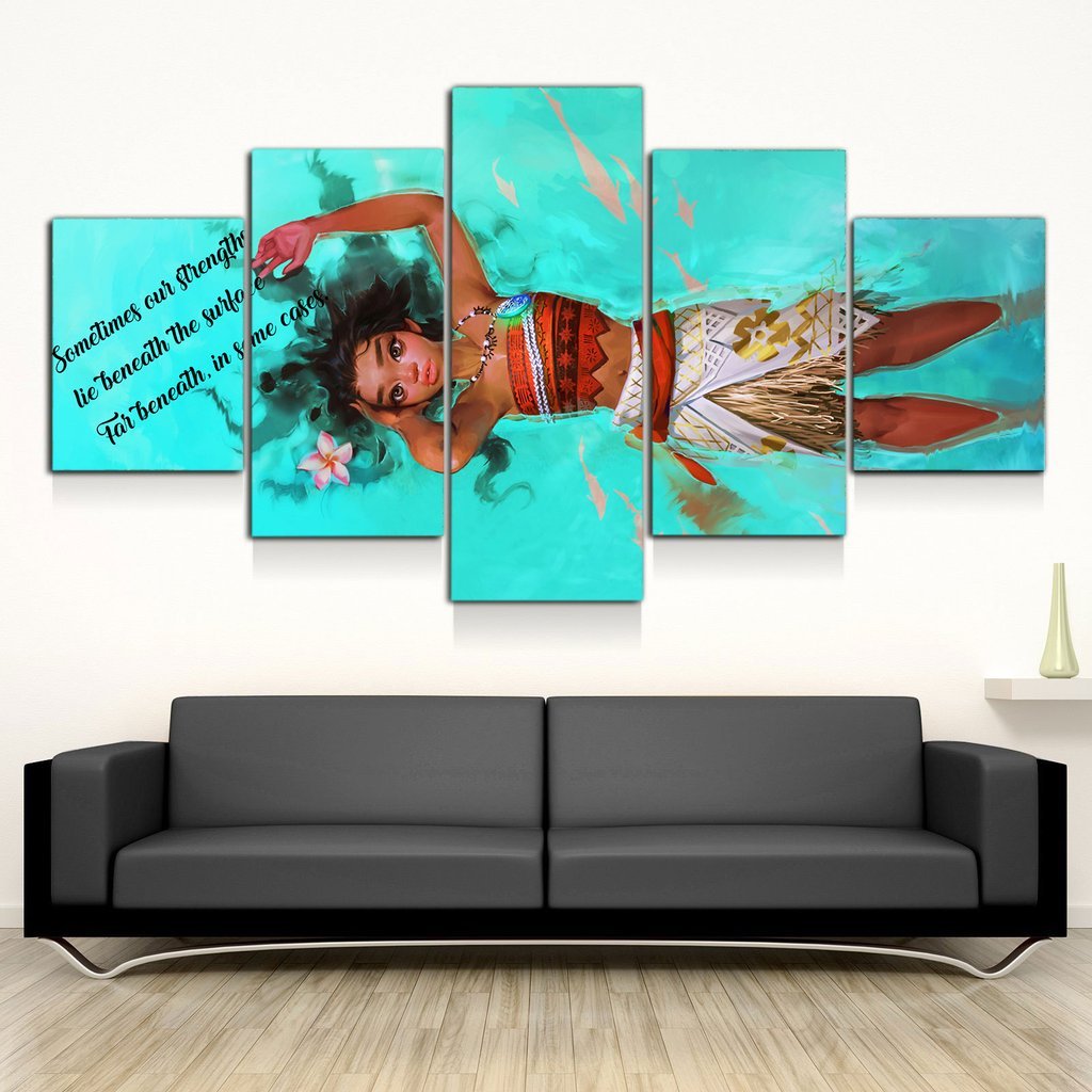 Montunui Strength – Cartoon Canvas Wall Art