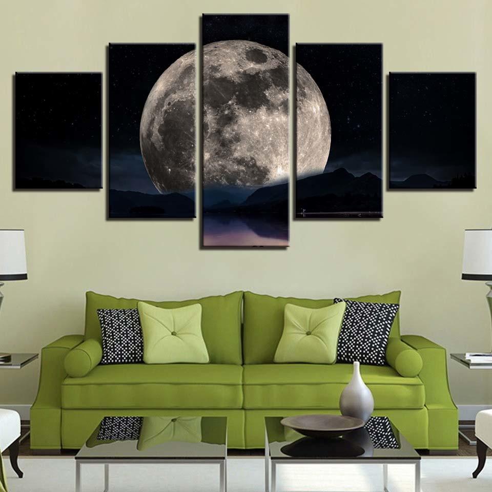 Moon 8 – Space Canvas Wall Art