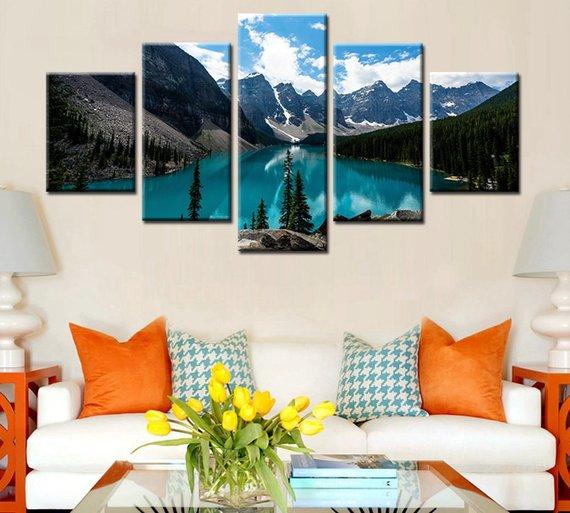 Moraine Lake 03 – Nature Canvas Wall Art