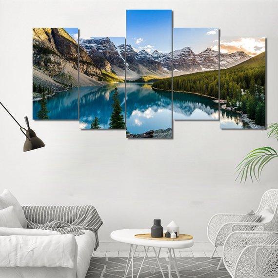 Moraine Lake 2 – Nature Canvas Wall Art