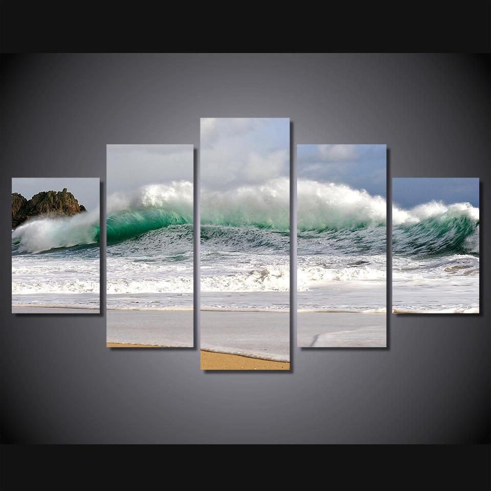 Morskoy Peyzazh More Volny – Space Canvas Wall Art
