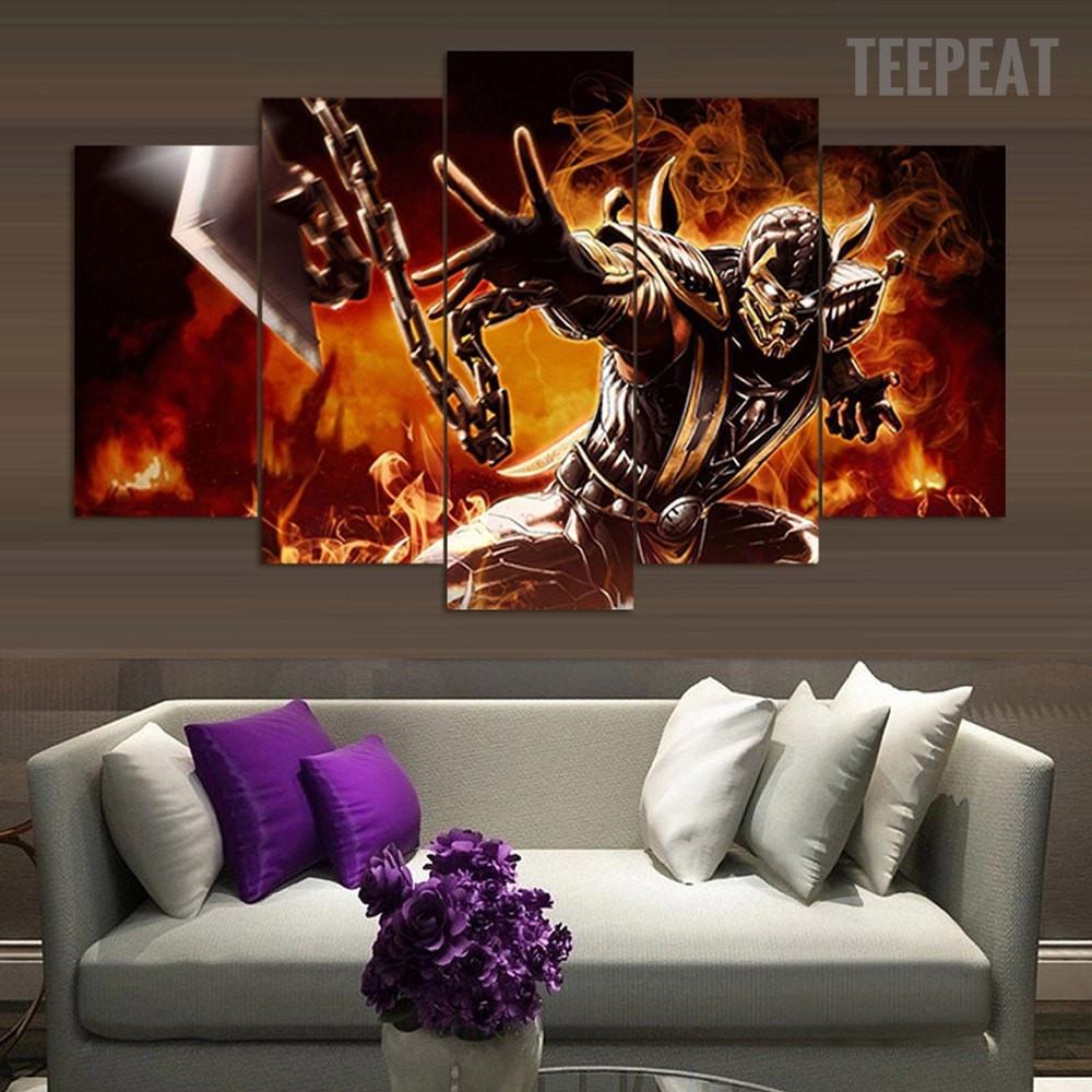 Mortal Kombat – Scorpion – Gaming Canvas Wall Art