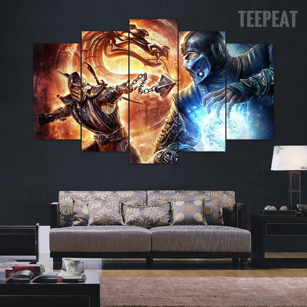 Mortal Kombat V2 – Gaming Canvas Wall Art