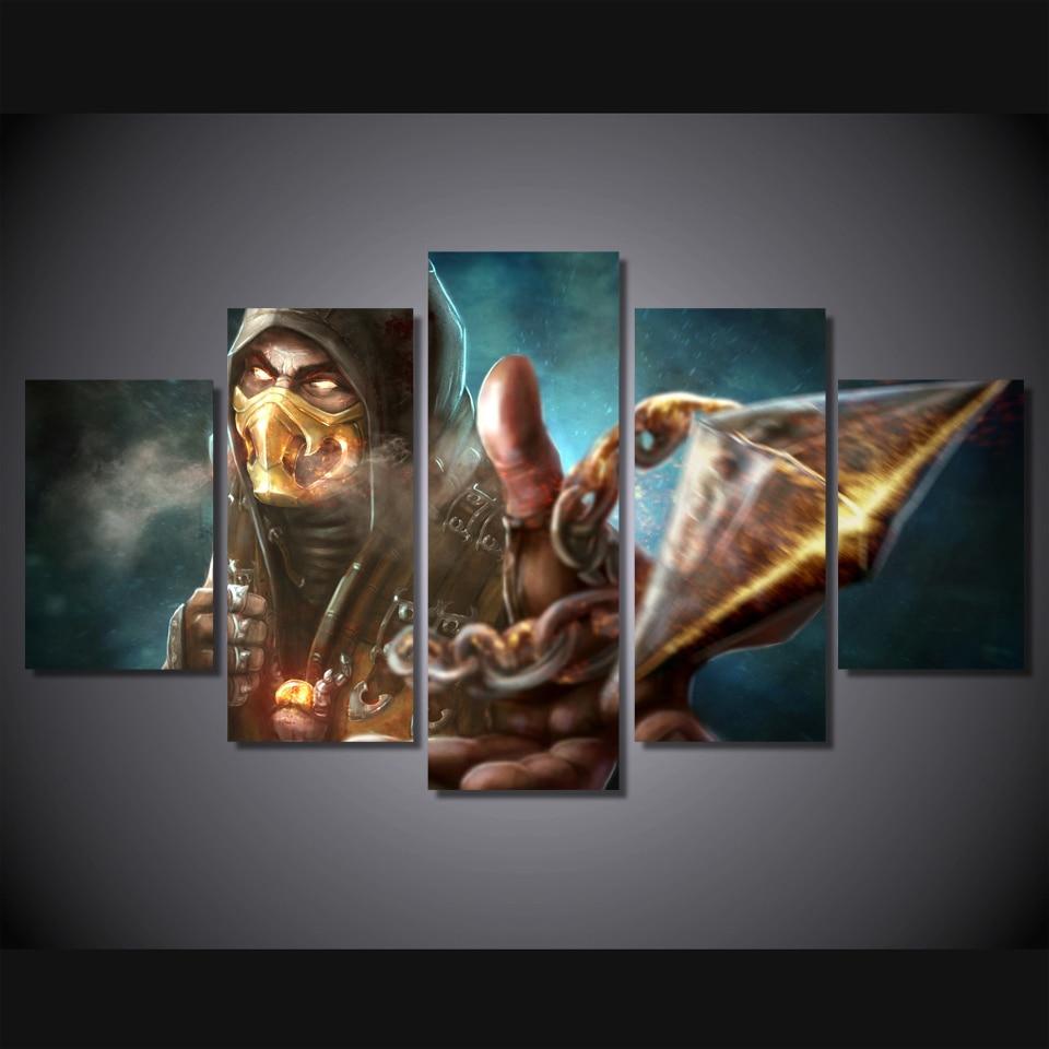 Mortal Kombat X Scorpion – Gaming Canvas Wall Art