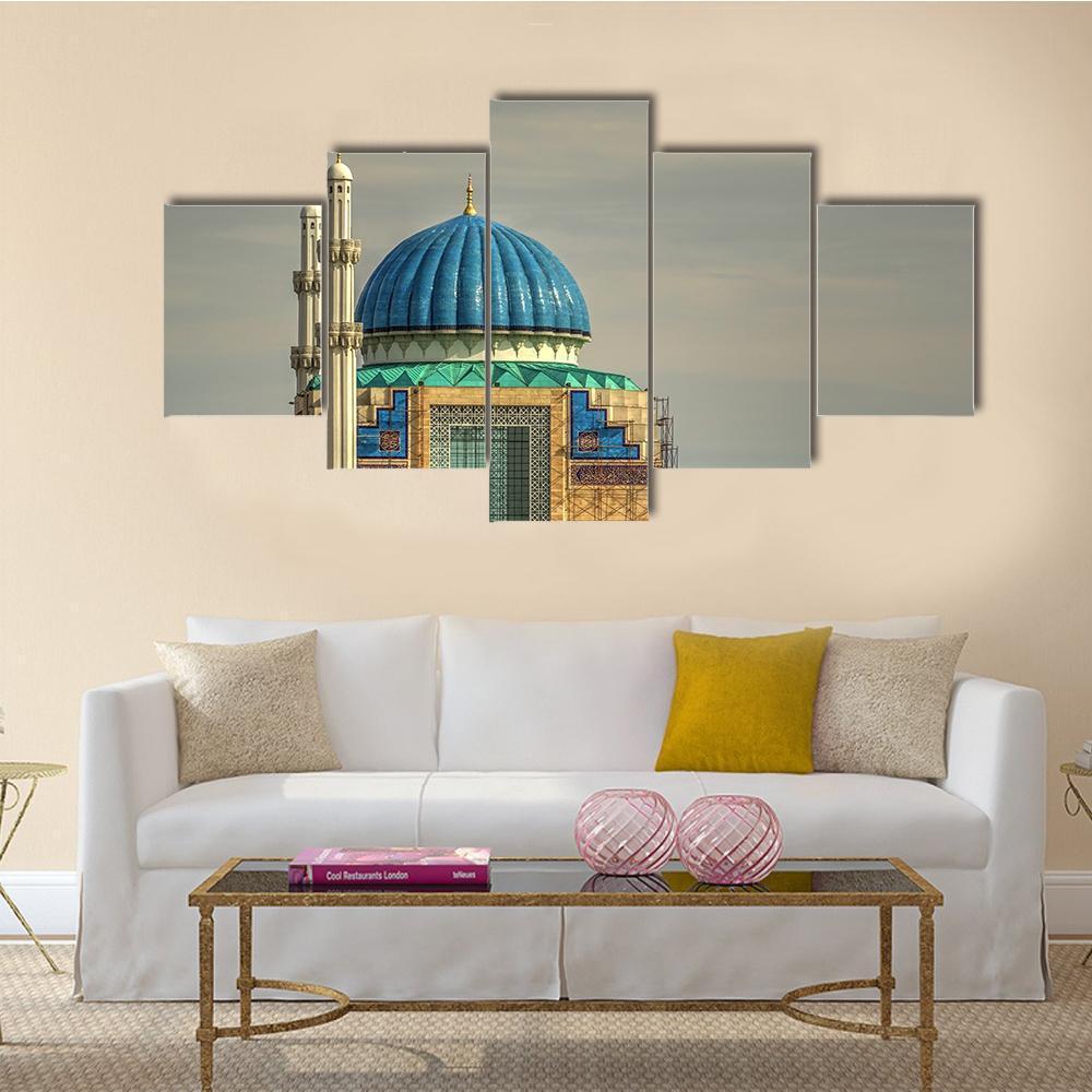 Mosque In Turkistan – Abstract Canvas Wall Art