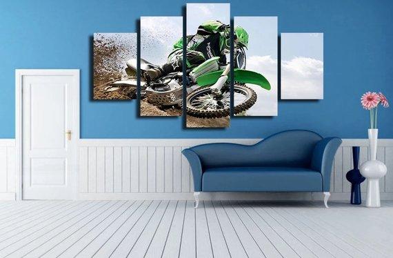 Motocross 3 – Sport Canvas Wall Art