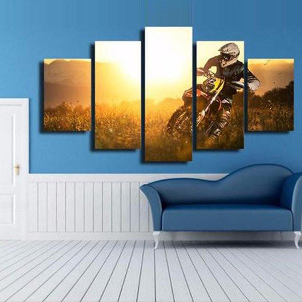 Motocross Supercross – Sport Canvas Wall Art