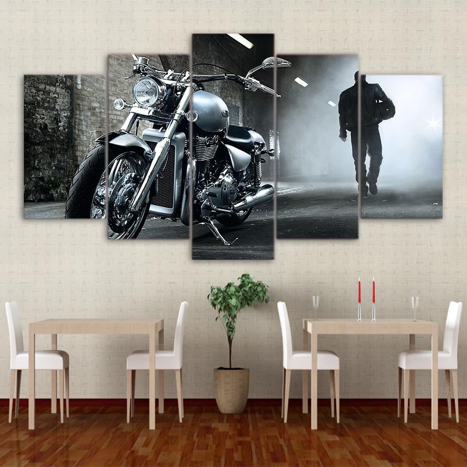 Motorcycle Car – Automative Canvas Wall Art