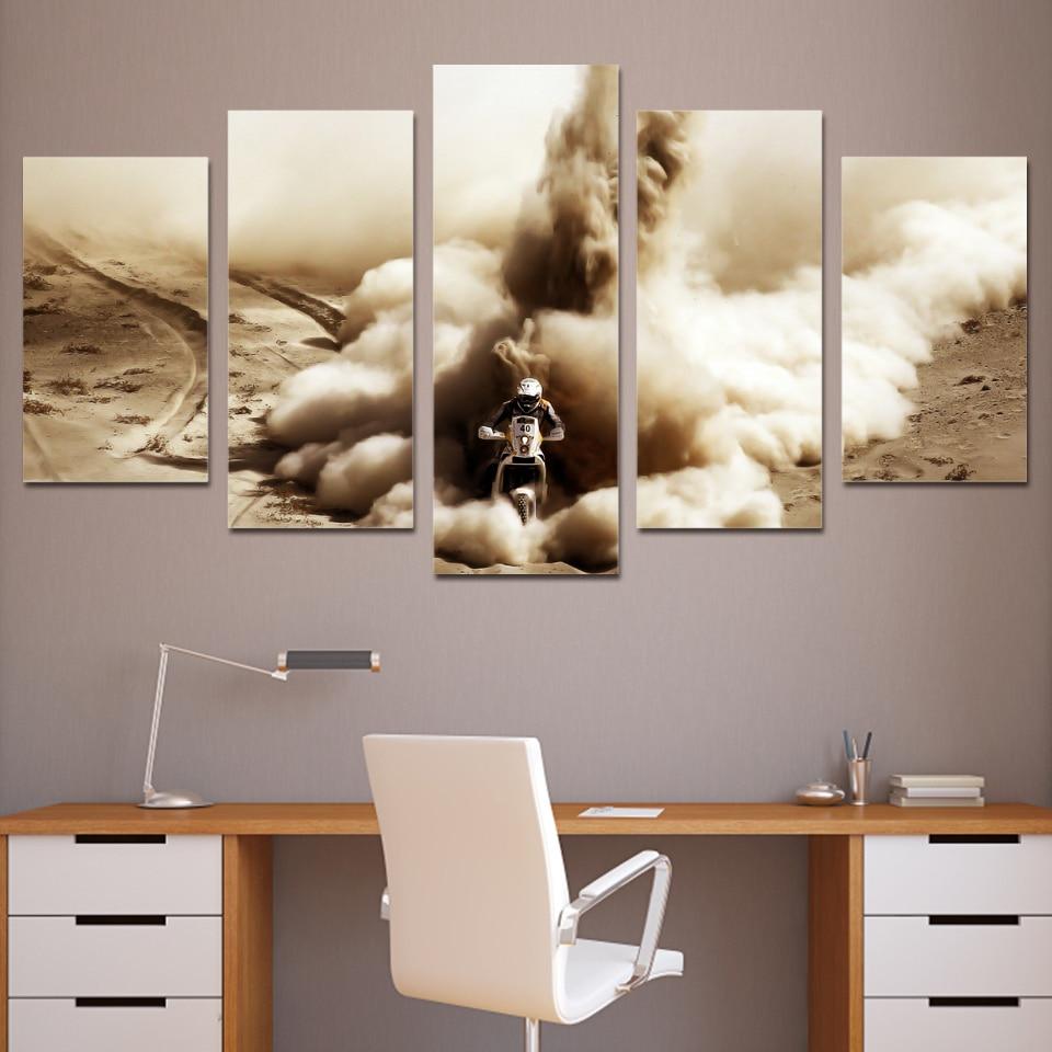 Motorcycle Race 01 – Automative Canvas Wall Art