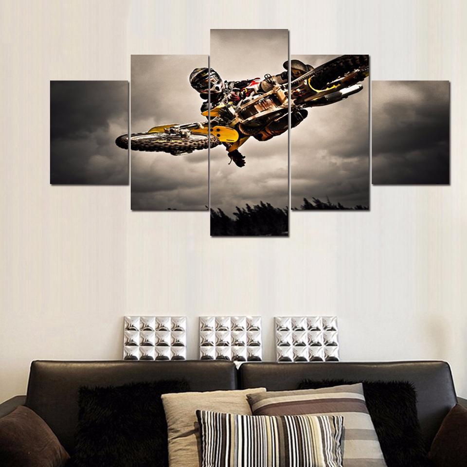Motorcycle Race – Automative Canvas Wall Art