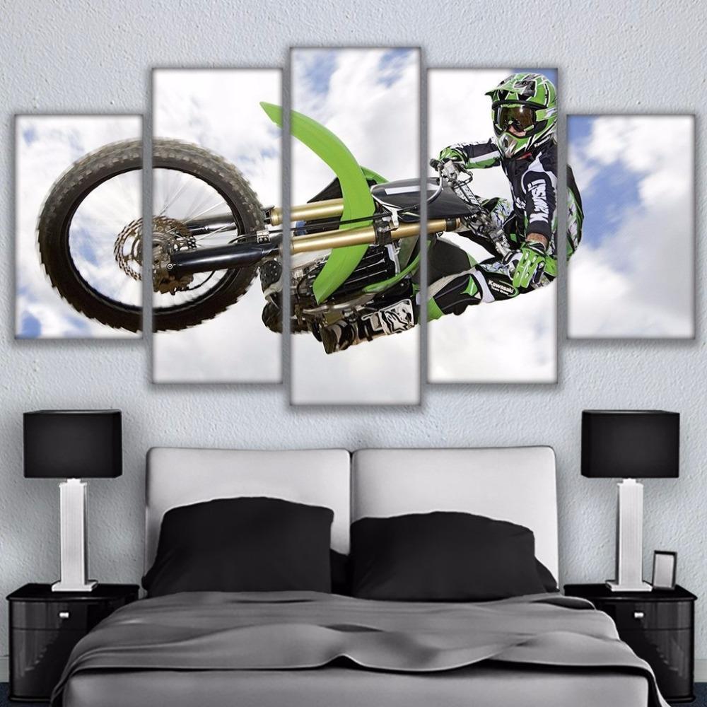 Motorcycle Racing Extreme – Sport Canvas Wall Art