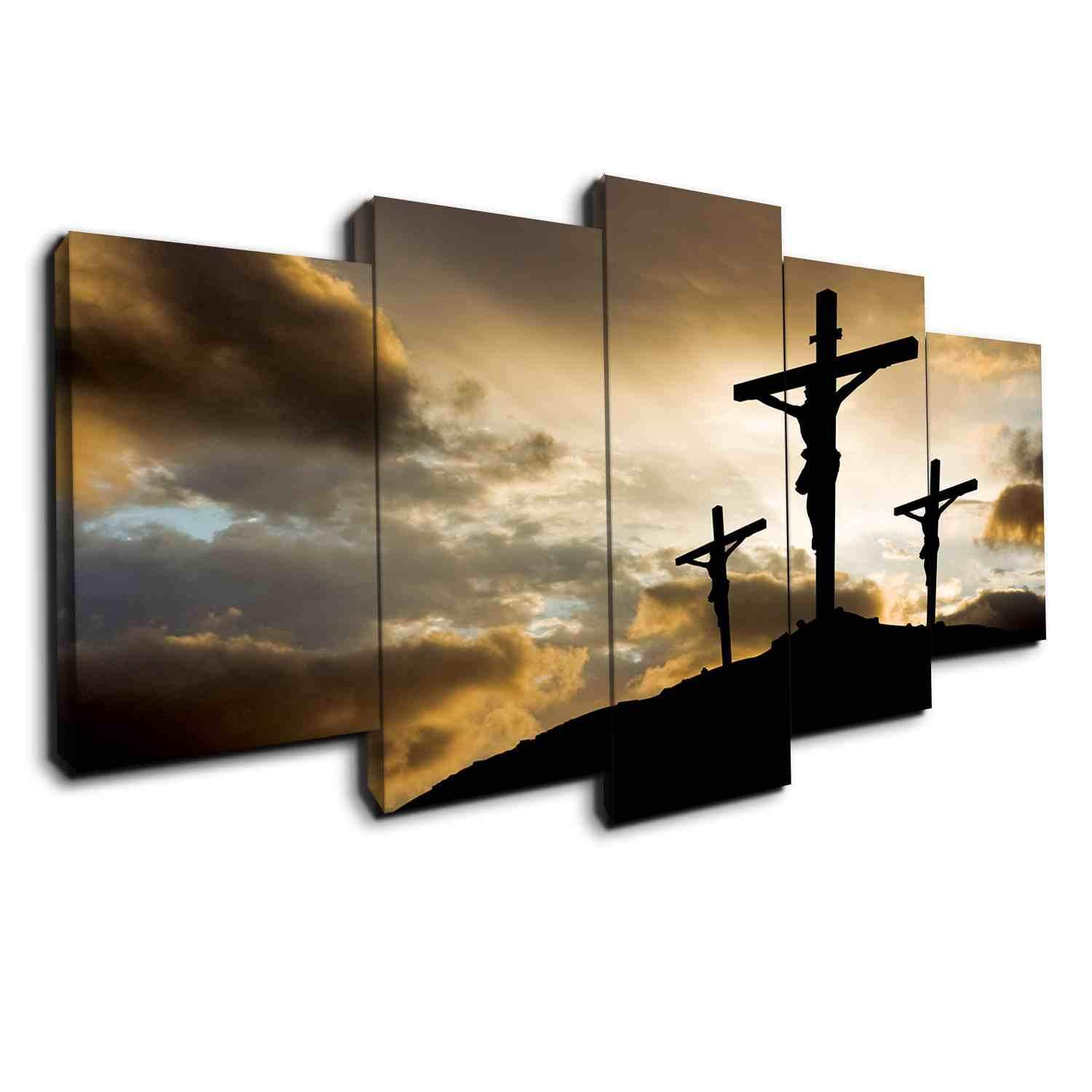 Mount Calvary – Religion Canvas Wall Art