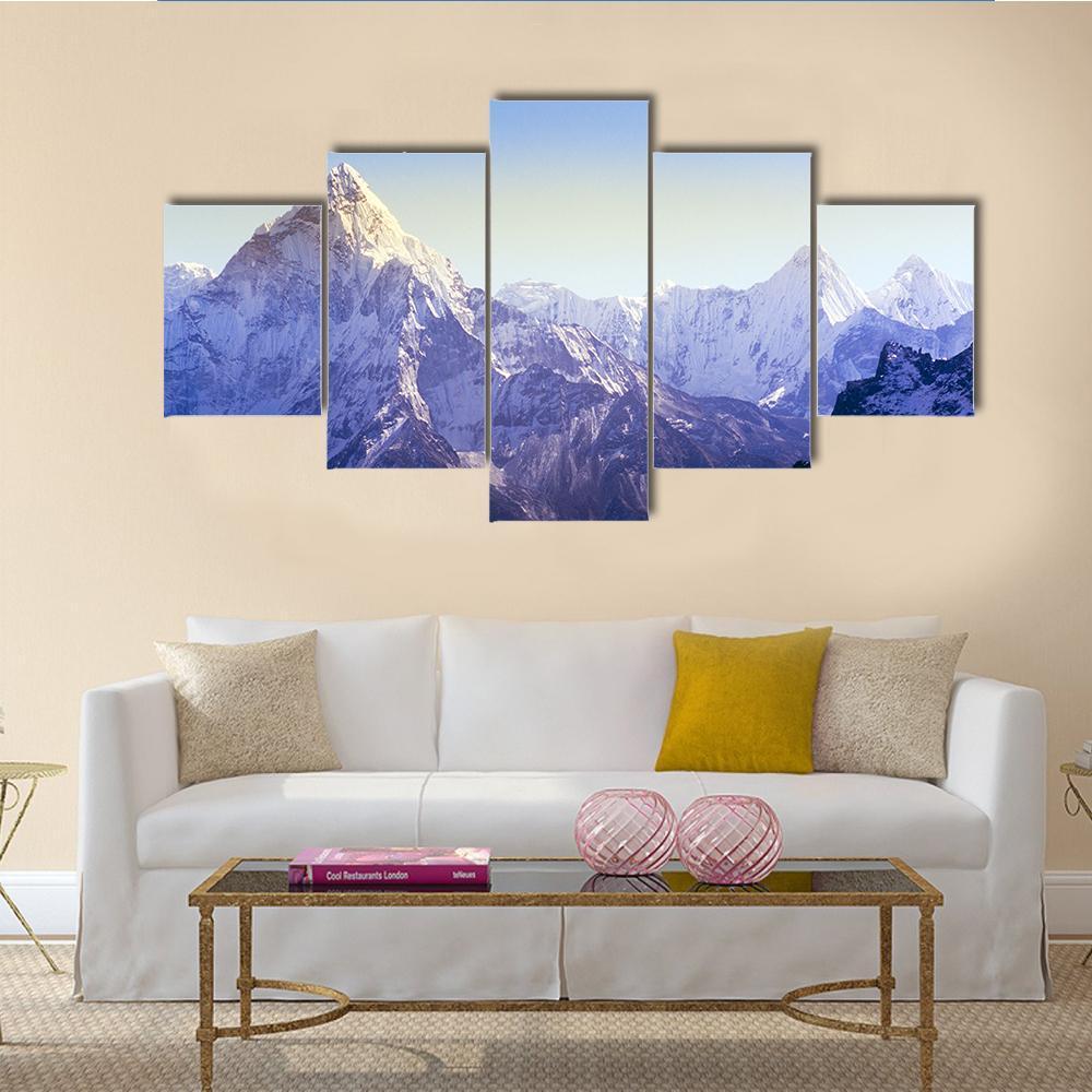 Mount Everest Base Camp Trek Through The Himalaya, Nepal – Nature Canvas Wall Art