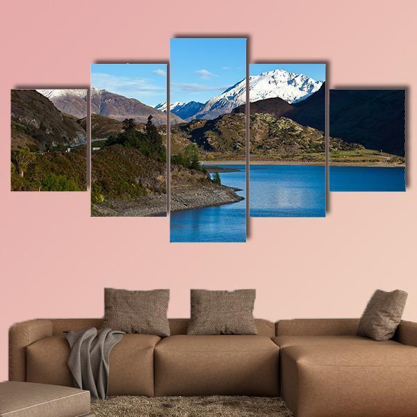 Mountain Above The Lake – Nature Canvas Wall Art