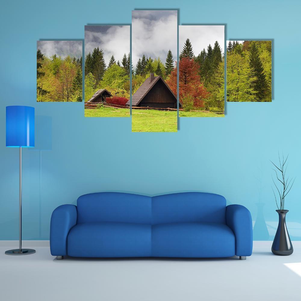 Mountain Alps Landscape In Slovenia – Nature Canvas Wall Art