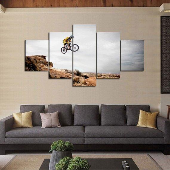 Mountain Biker – Automative Canvas Wall Art
